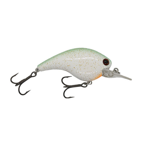 Ichikawa RC Flat Shad 65MD Squarebill Crankbait Blue Back Herron White / 2 3/5" Ichikawa RC Flat Shad 65MD Squarebill Crankbait Blue Back Herron White / 2 3/5"