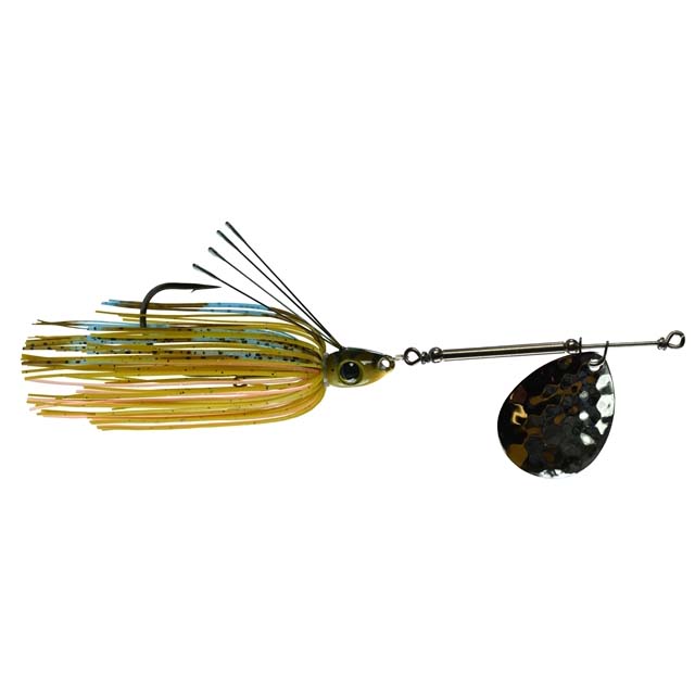 Picasso Lures All-Terrain Weedless Inline Spinner 1/4 oz / Bluegill / Black Nickel