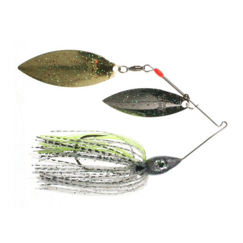 Nichols Lures Pulsator Metal Flake Double Willow Spinnerbait 3/8 oz / Bombshell Bass / Compact Nichols Lures Pulsator Metal Flake Double Willow Spinnerbait 3/8 oz / Bombshell Bass / Compact