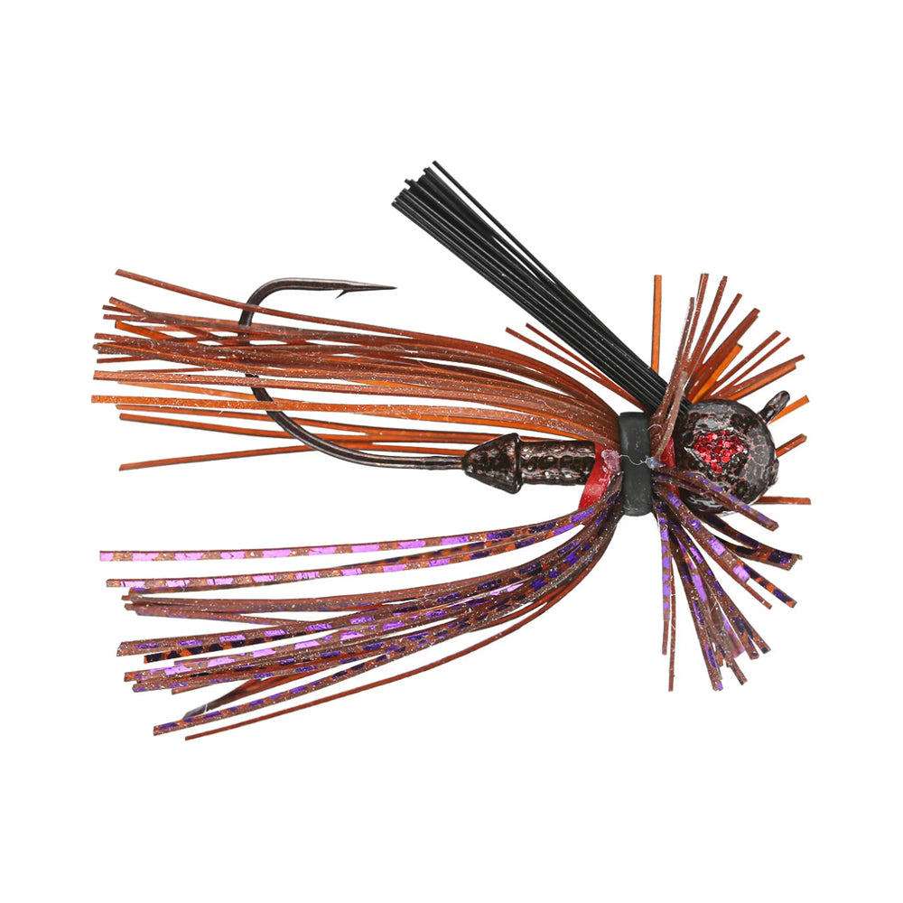 Jewel Baits Finesse Jig 2 Pack Brown & Purple Flash / 5/16 oz