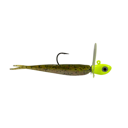 Pulse Fish Lures Pulse Jig with Bait - 2 Pack 1/4 oz / Chartreuse Pulse Fish Lures Pulse Jig with Bait - 2 Pack 1/4 oz / Chartreuse