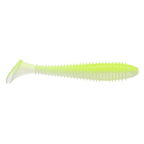 Keitech Fat Swing Impact 3.8" Chartreuse Back Pearl / 3.8" Keitech Fat Swing Impact 3.8" Chartreuse Back Pearl / 3.8"