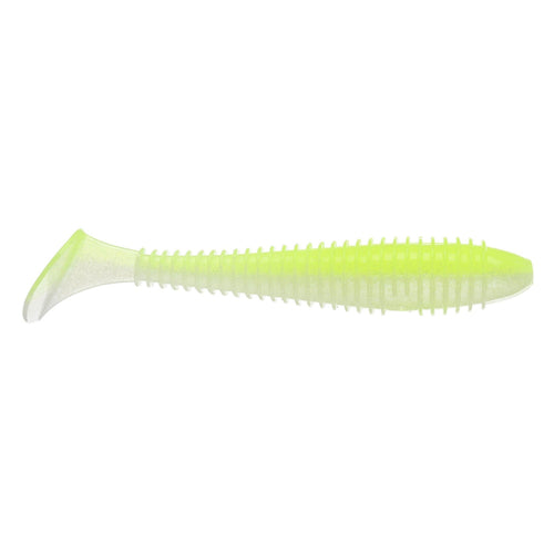 Keitech Fat Swing Impact 3.3" Chartreuse Back Pearl / 3.3" Keitech Fat Swing Impact 3.3" Chartreuse Back Pearl / 3.3"