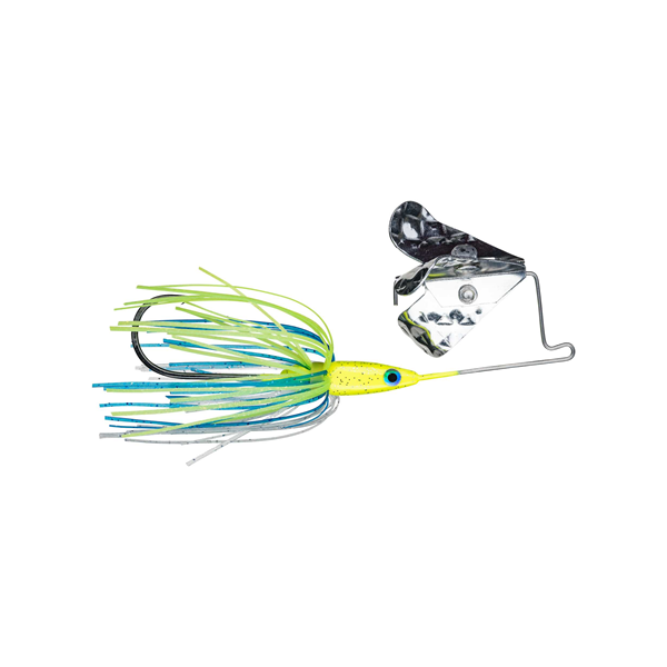 Strike King Tri-Wing Buzz King Buzzbait Chartreuse/Blue / 5/16 oz