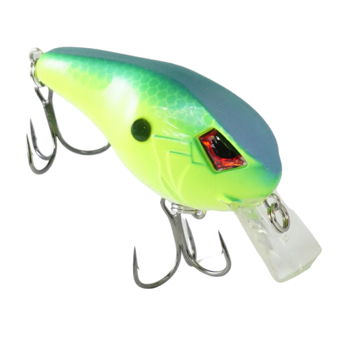 Riot Baits Reactor 1.5 Squarebill Crankbait Chartreuse Blue / 2 1/4" Riot Baits Reactor 1.5 Squarebill Crankbait Chartreuse Blue / 2 1/4"