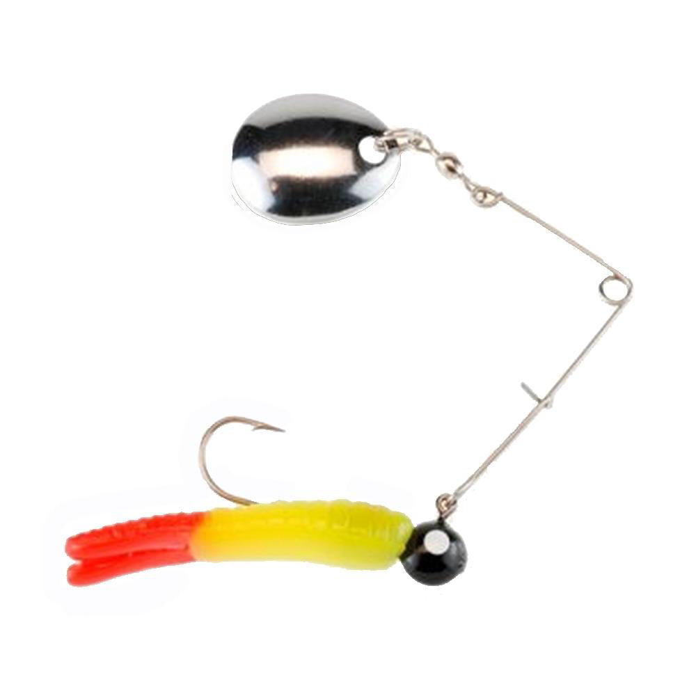 Johnson Fishing Lures Beetle Spin Jig 1/8 oz / Chartreuse Firetail