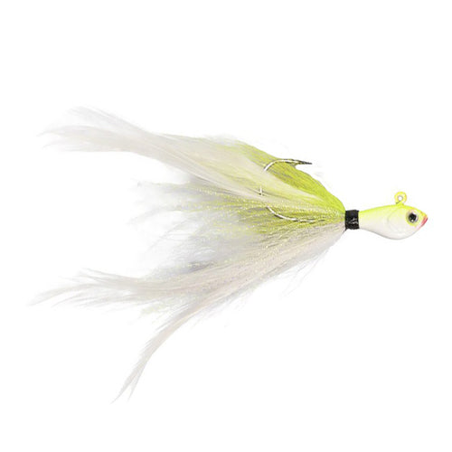 Jenko Big Wig Magnum Hair Jig 1/2 oz / Chartreuse Shad Jenko Big Wig Magnum Hair Jig 1/2 oz / Chartreuse Shad