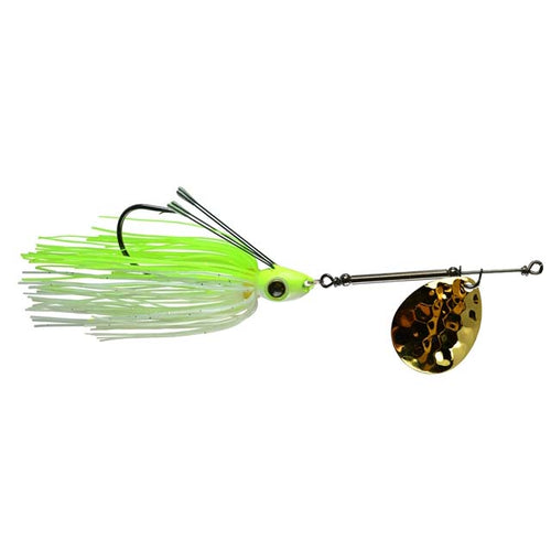 Picasso Lures All-Terrain Weedless Inline Spinner 1/4 oz / Chartreuse & White / Gold Picasso Lures All-Terrain Weedless Inline Spinner 1/4 oz / Chartreuse & White / Gold