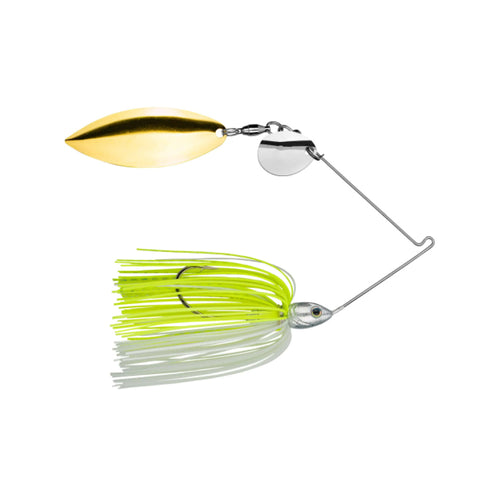 Strike King Tour Grade Tandem Spinnerbait Chart/White / 3/8 oz Strike King Tour Grade Tandem Spinnerbait Chart/White / 3/8 oz