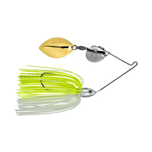 Tour Grade Colorado-Turtleback Spinnerbait Chart/White / 5/16 oz