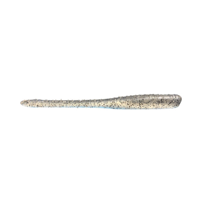 Great Lakes Finesse 4 Drop Worm Clear Shad