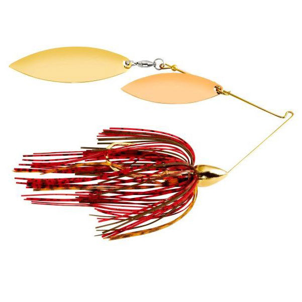 War Eagle Gold Double Willow Spinnerbait 3/8 oz / Crawdad