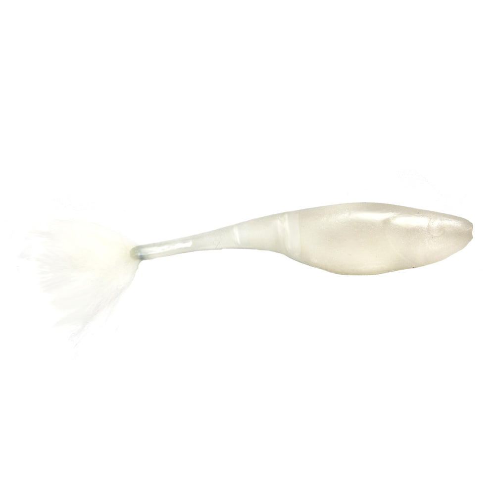 Rabid Baits Rab-Shad Soft Jerkbait Snow White / 6"