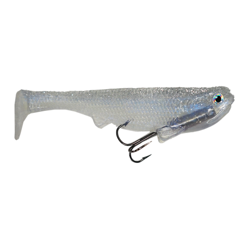 Optimum Baits Boom Boom Line-Thru Swimbait Ghost Shad / 6" Optimum Baits Boom Boom Line-Thru Swimbait Ghost Shad / 6"