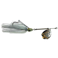 Picasso Lures All-Terrain Weedless Inline Spinner 1/4 oz / Gizzard Shad / Nickel