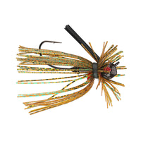 Jewel Baits Finesse Jig 2 Pack Green Pumpkin/Green Flash / 5/16 oz