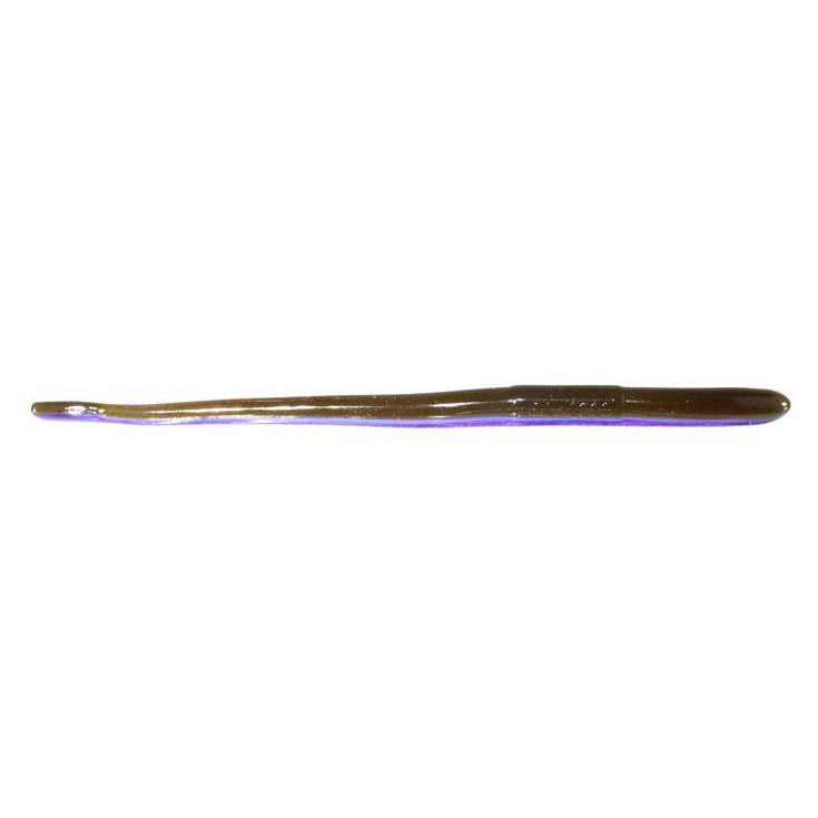 Roboworm 6'' Straight Tail Worm Green Pumpkin Purple / 6"