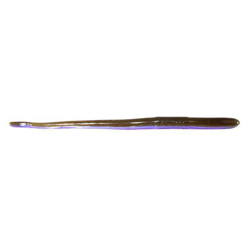 Roboworm 6'' Straight Tail Worm Green Pumpkin Purple / 6" Roboworm 6'' Straight Tail Worm Green Pumpkin Purple / 6"