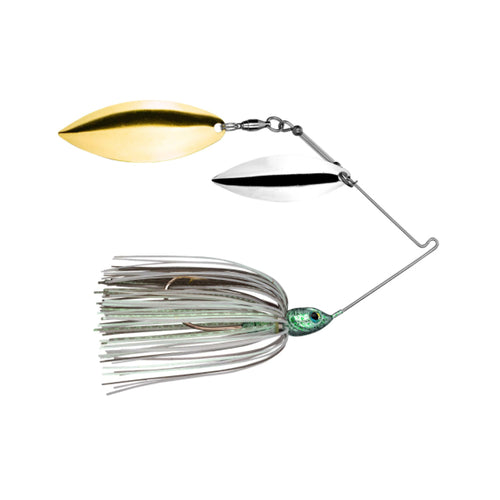 Strike King Tour Grade Tandem Spinnerbait Green Glimmer / 3/8 oz Strike King Tour Grade Tandem Spinnerbait Green Glimmer / 3/8 oz