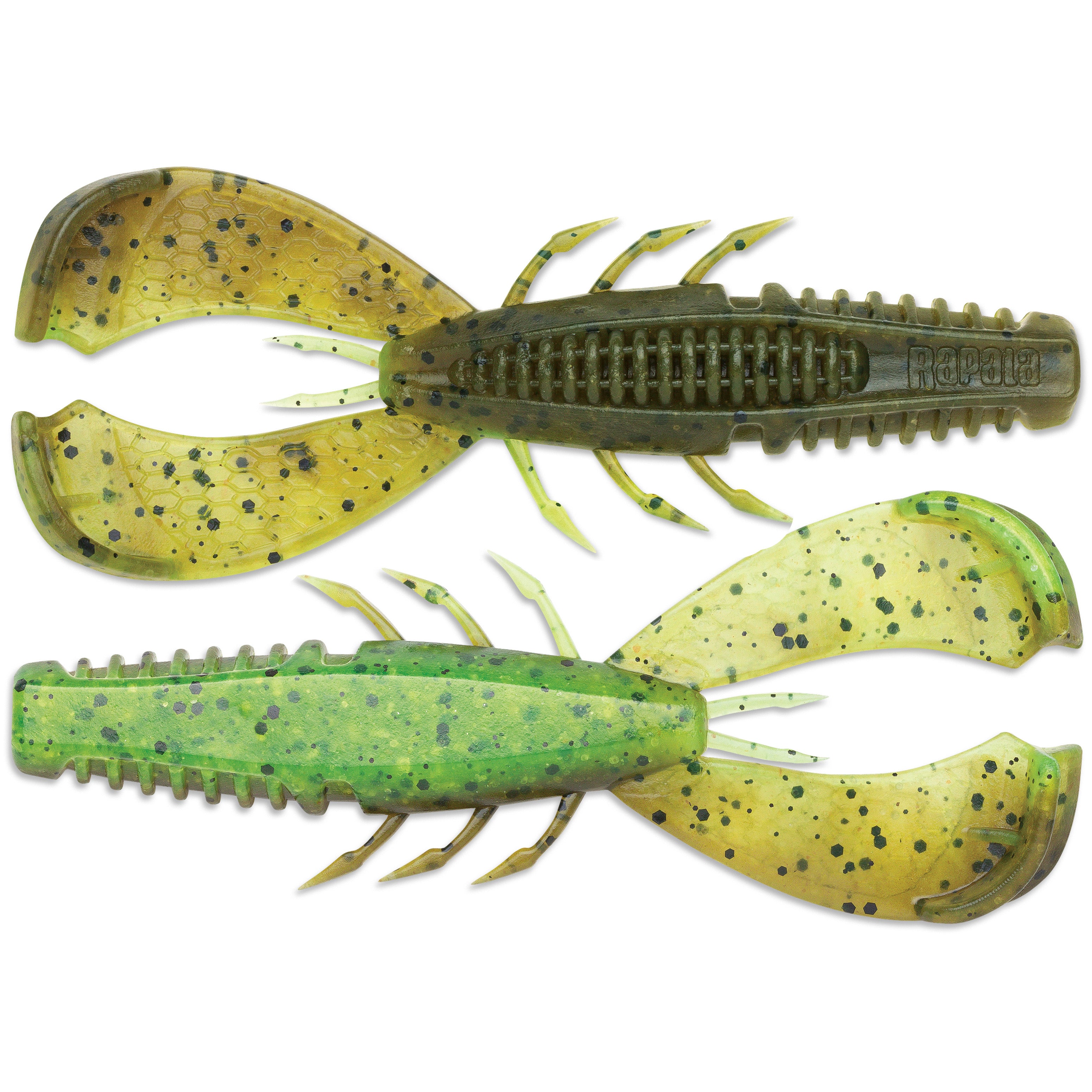 Rapala Crush City Cleanup Craw Green Pumpkin Chartreuse Pepper