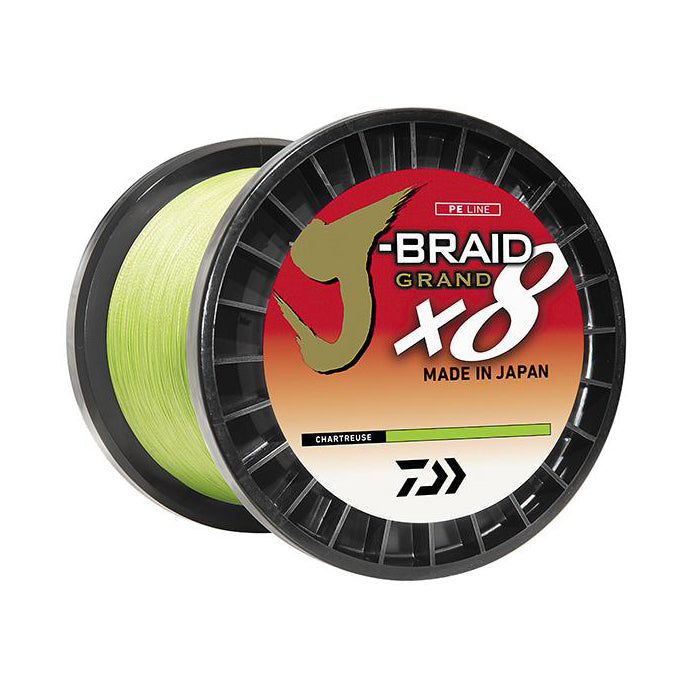 Daiwa J-Braid Grand x8 Dark Green Braided Line 65 Pound / 150 Yards