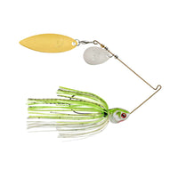 Booyah Covert Colorado Willow Blades Spinnerbait 1/2 oz / JC Special / Nickel Colorado/Gold Willow