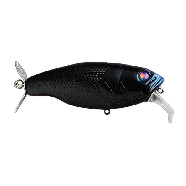 Deps Buzzjet Wakebait Jet Black / 3 3/4"