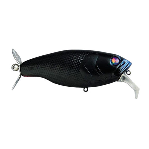 Deps Buzzjet Wakebait Jet Black / 3 3/4" Deps Buzzjet Wakebait Jet Black / 3 3/4"