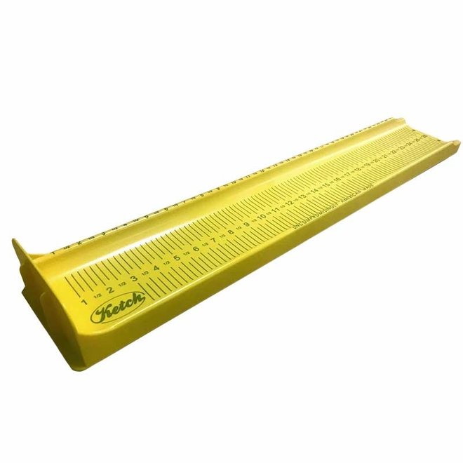 Ketch Karbonate 26" Measuring Board 26" / Yellow