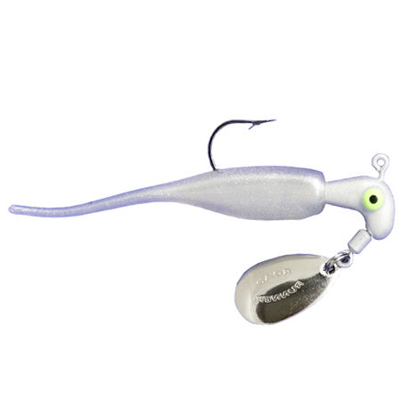 Slab Runner Weedless w/Baby Shad 1/16 #2 White