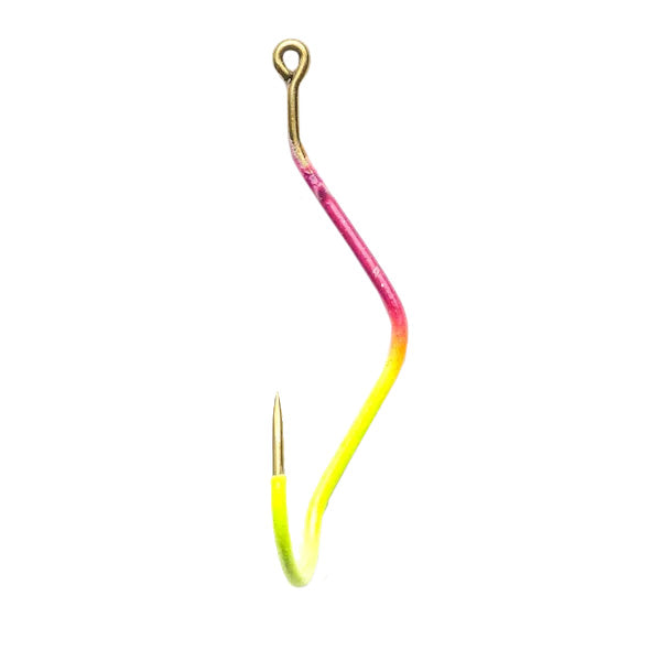 Mustad Slow Death Aberdeen Hook, Special Bent Shank - Red 2