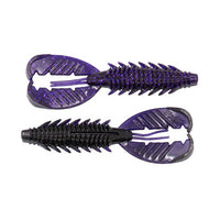 Xzone Lures Adrenaline Craw Jr. 3.5" Purple Shadow / 3 1/2"