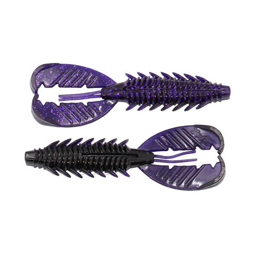 Xzone Lures Adrenaline Craw Jr. 3.5" Purple Shadow / 3 1/2" Xzone Lures Adrenaline Craw Jr. 3.5" Purple Shadow / 3 1/2"
