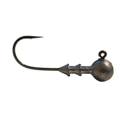 Great Lakes Finesse Stealth Ball Jig Head 3/16 oz / Raw / 1/0