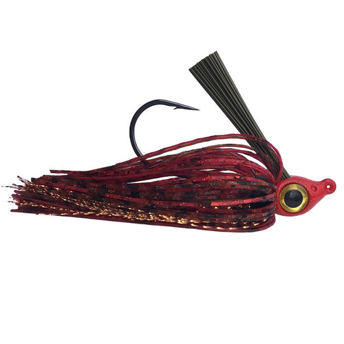 Beast Coast Workingman's Compact Swim Jig 5/16 oz / Rayburn Red Beast Coast Workingman's Compact Swim Jig 5/16 oz / Rayburn Red