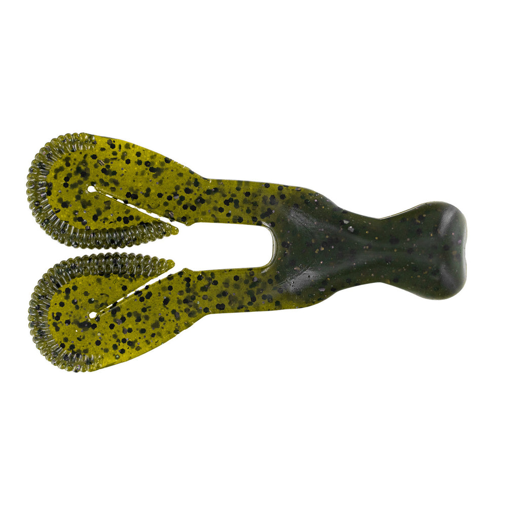 Big Bite Baits Scentsation Ramtail Green Pumpkin / 3 1/2"