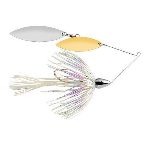 War Eagle Nickel Double Willow Spinnerbait 1/2 oz / Shiny Shad War Eagle Nickel Double Willow Spinnerbait 1/2 oz / Shiny Shad