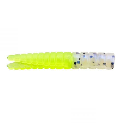 Crappie Magnet Split Tail Grub ShoNuff/Chartreuse / 1 3/4" Crappie Magnet Split Tail Grub ShoNuff/Chartreuse / 1 3/4"