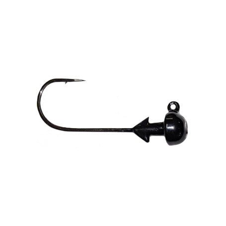 Howie's Tackle Shroom Head Jig 1/16 oz / 1/0 / Black Howie's Tackle Shroom Head Jig 1/16 oz / 1/0 / Black