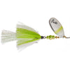 Silver Blade/Chartreuse Shad Tail