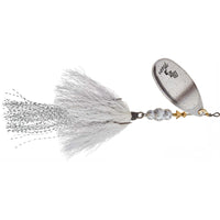 Mepps Bronze Slammer In-Line Spinner 1/2 oz / Silver Blade/Pearl Shad Tail