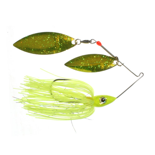 Nichols Lures Pulsator Metal Flake Double Willow Spinnerbait