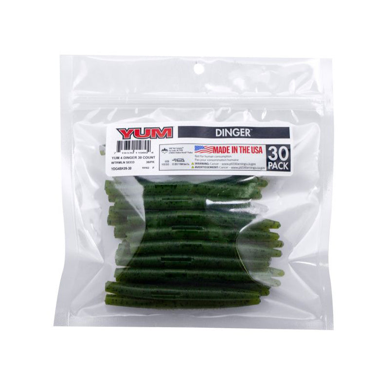 Yum Dinger (30) Bulk Pack 4 inch / Watermelon Seed