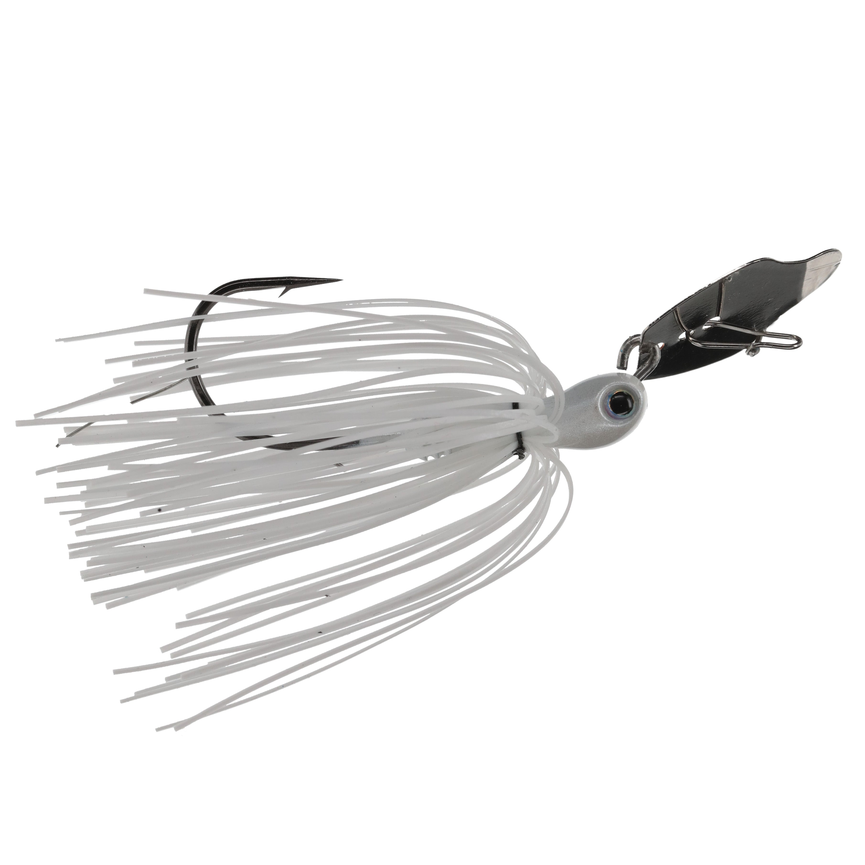 Strike King Thunder Cricket Vibrating Jig - Tungsten - 3/8oz - White