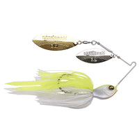 Megabass SV-3 Double Willow Spinnerbait 1/2 oz / White Chart