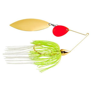 Gold Tandem Spinnerbait White Chartreuse Rado Kicker