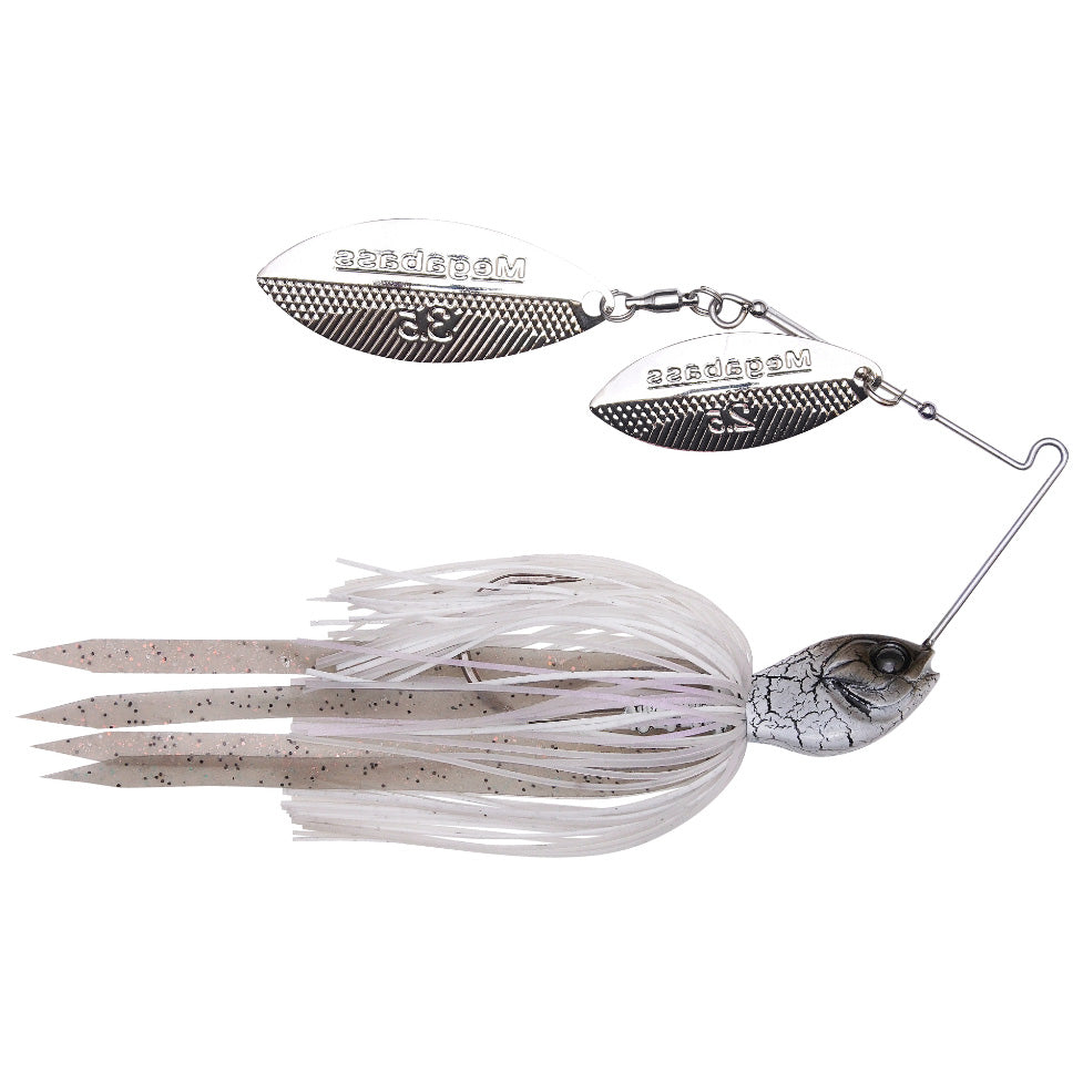 Megabass SV-3 Double Willow Spinnerbait 3/4 oz / White Python