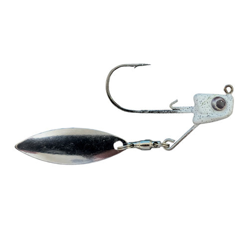 Great Lakes Finesse Sneaky Underspin - 5/16oz - White Shad Silver