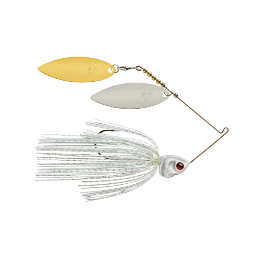 Booyah Covert Spinnerbait Nickel Gold Willow 3/4 oz / JC Special