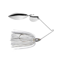 Strike King Tour Grade Tandem Spinnerbait White/Silver / 3/8 oz